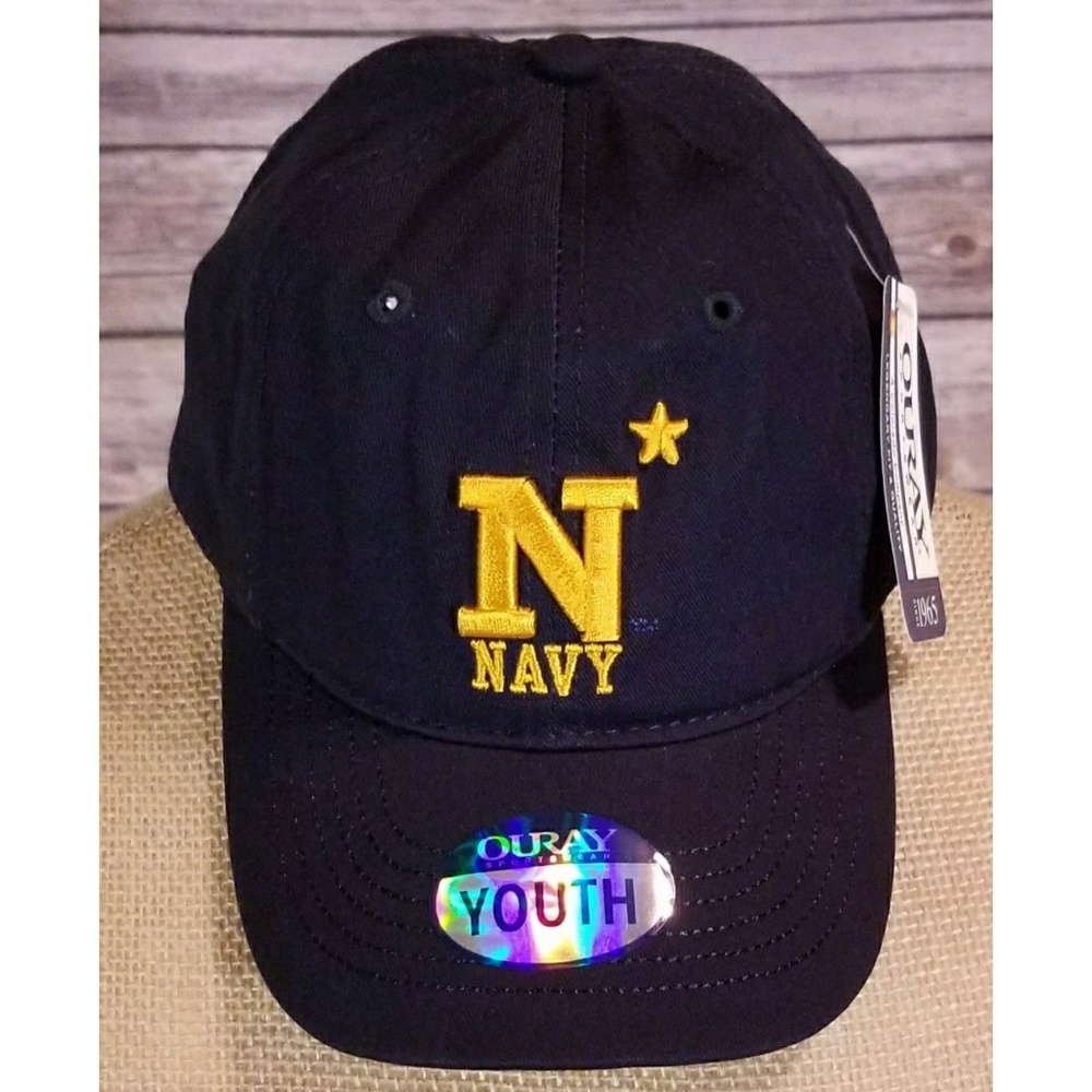 NCAA Youth Navy Stitched Logo Ball Cap NWT